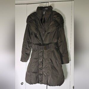 Monsoon Dark Brown Puffer Coat
